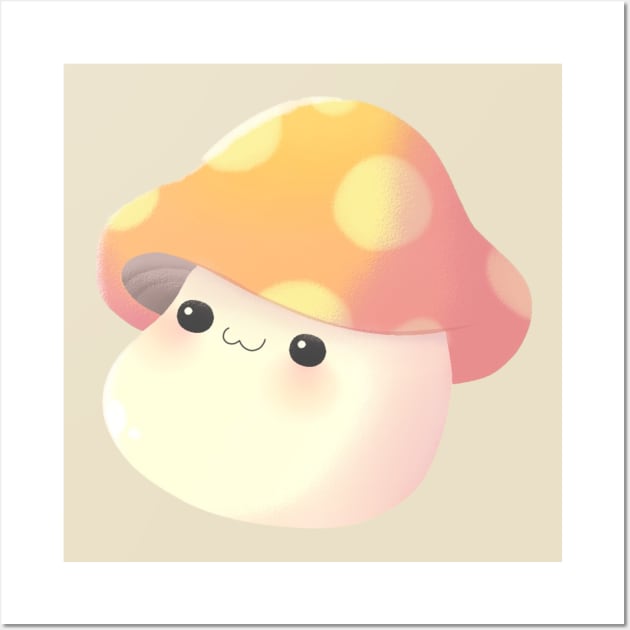 Maplestory Orange mushroom Wall Art by Meshuga